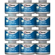 Sterno 6 Hour Handy Wick Canned Heat, Chafing Fuel Cans for Catering, 12 Pack