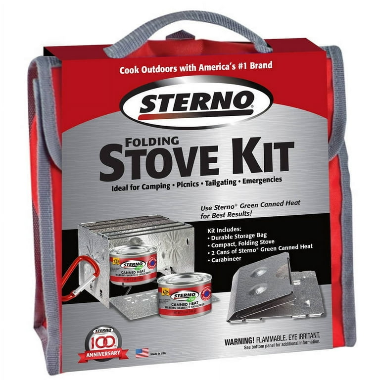 Sterno stove for outlet backpacking