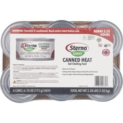 Sterno Canned Heat Gel Chafing Fuel - Single Pack