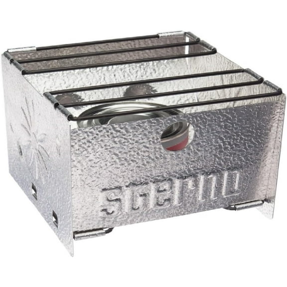 Sterno Foldable Camp Stove - Portable Camping Stove for Outdoor Cooking, Easy-to-Assemble for Outdoor Picnics, Tailgating, & Emergencies - Pack of 1, Silver