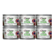 Sterno Chafing Dish Fuel Cans - 45 Minute Burn, Can Burners for Food Warmer, Chafer Heat - Pack of 6, Green
