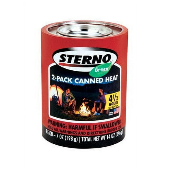 Sterno Outdoor Fuel 7 oz 2 Hour Gel Fuel (2 Pack)