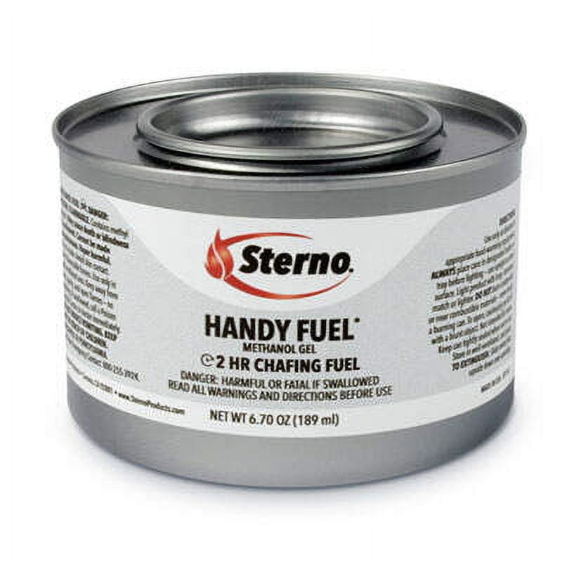Sterno STE20660 Handy Fuel Methanol Gel Chafing Fuel, 6.7 oz, TwoHour