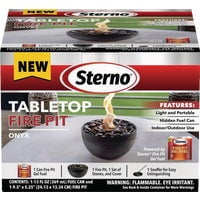 Sterno Tabletop Fire Pit - Pack of 4
