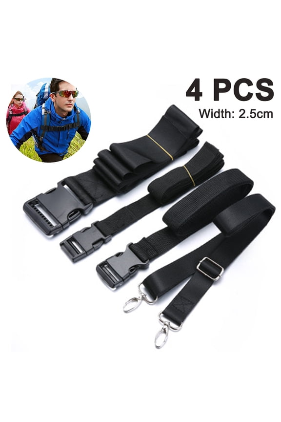 Sternum Strap Backpack,Adjustable Chest Strap with Emergency Whistle Buckle Suitable for Universal Outdoor Fabric Backpack Straps