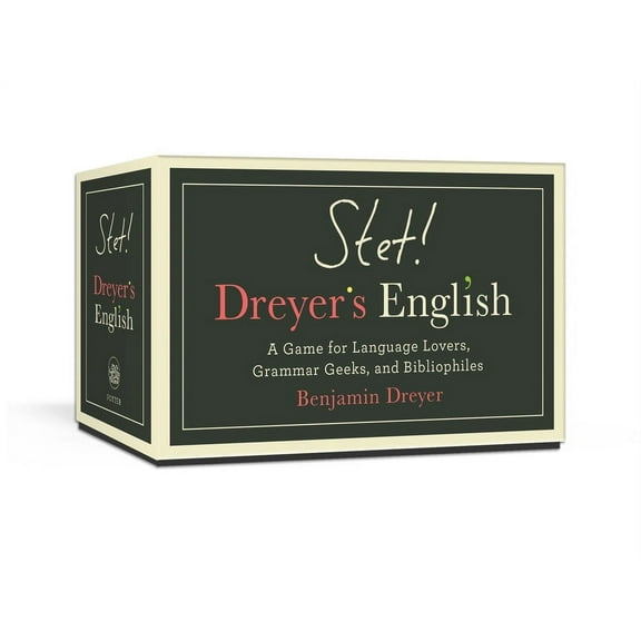 STET! Dreyer's English : A Game for Language Lovers, Grammar Geeks, and Bibliophiles (Game)