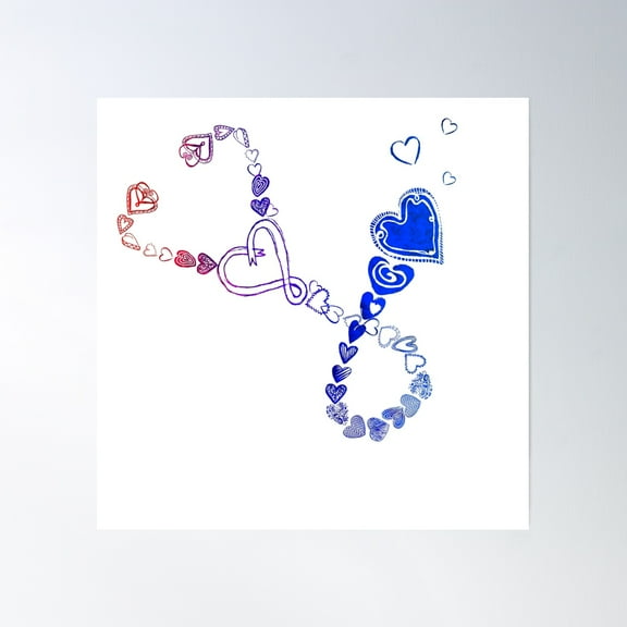 Stethoscope - Blacklight Uv Spectrum Poster Wall Art, Modern Wall Decor, 24x24 UNFRAMED