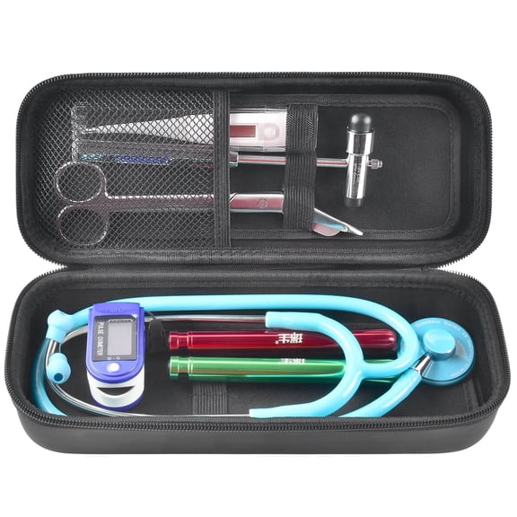 Stethoscope Case Compatible with Lightweight II S.E/MDF Acoustica Stethoscopes-Black (Box Only)