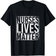 thumbnail image 1 of Stethoscope Frontline Essential Worker Healthcare Nurse T-Shirt, 1 of 4