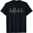 thumbnail image 1 of Stethoscope Heartbeat EKG Nurse Medical Doctor Cool Nursing T-Shirt, 1 of 3