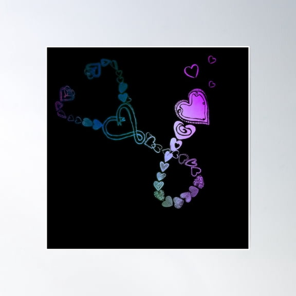 Stethoscope - Pastel Uv Spectrum Poster Wall Art, Modern Wall Decor, 16x16 UNFRAMED