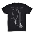 thumbnail image 1 of Stethoscope Patent 100% Cotton Premium T-Shirt, 1 of 1