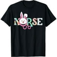 thumbnail image 1 of Stethoscope Scrub Nurse Life Easter Day Cute Bunny With Eggs T-Shirt, 1 of 3