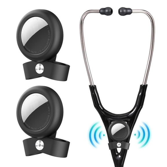 Stethoscope Tracker Case Compatible with All Y Shaped Stethoscopes Findmy Anti Loss for Doctors Nurses Work ID Badge