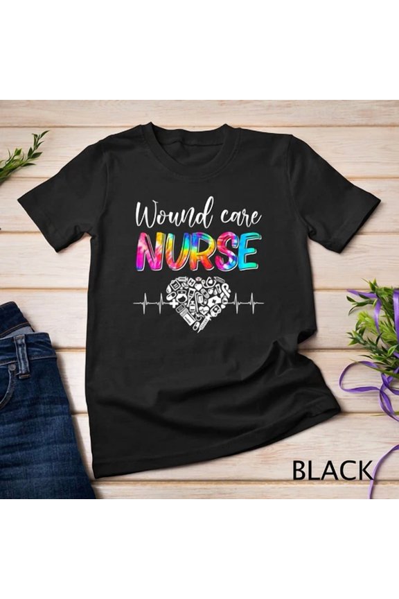 Stethoscope Wound Care Nurse Day Nursing Scrub Life T-Shirt, Vintage T-Shirt - All Sizes S-5Xl, Gategoo