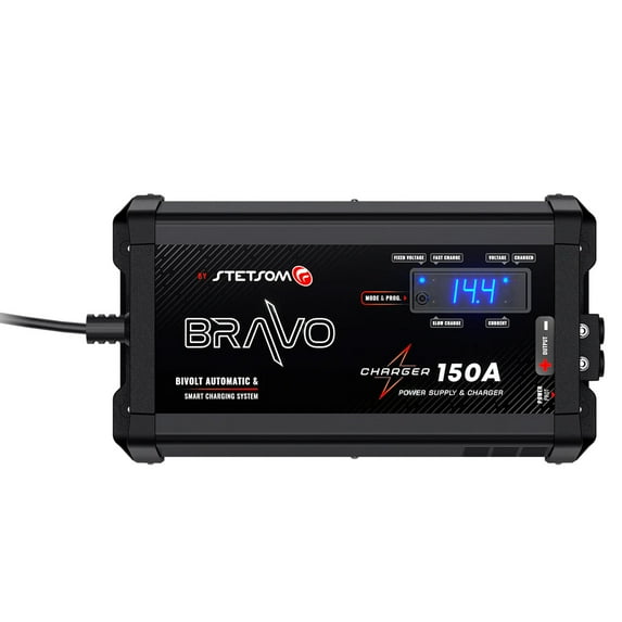 Stetsom Bravo Charger 150A Car Audio Battery Charge Supply Maintainer BCHARGER_150A