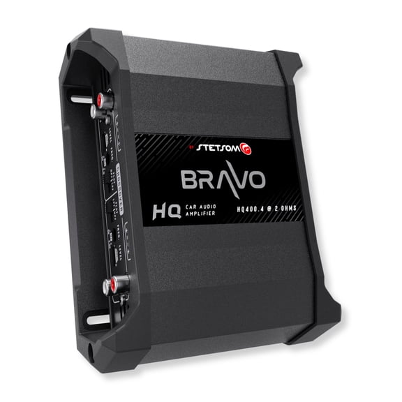 Stetsom Bravo HQ 400x4 400W RMS 4 Channel 2 Ohm Car Amplifier