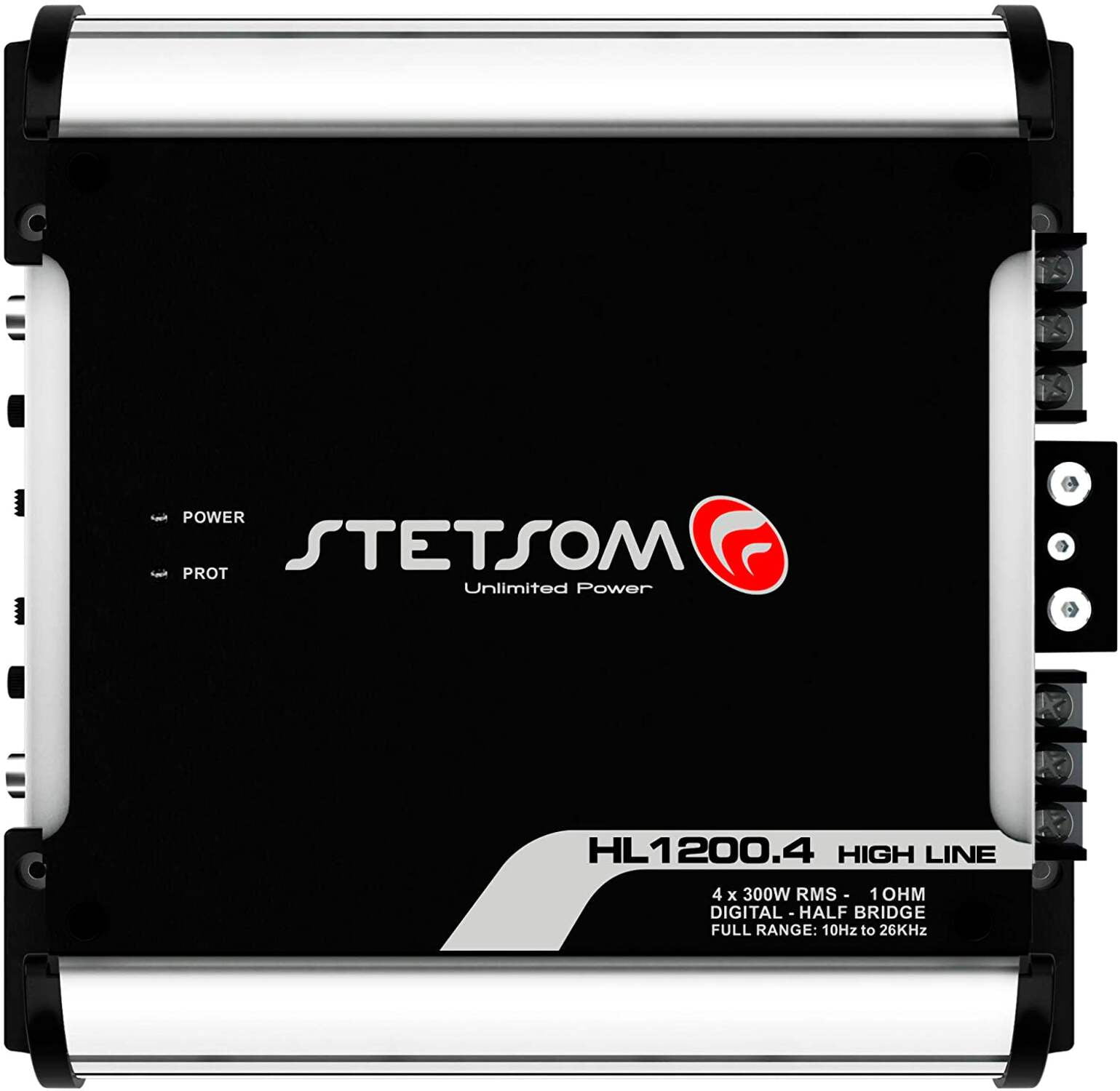 STETSOM HL1200.4 アンプ Stetsom HL 1200.4 Amplifier 1-ohm 1200W RMS 4-Channels - Walmart.com