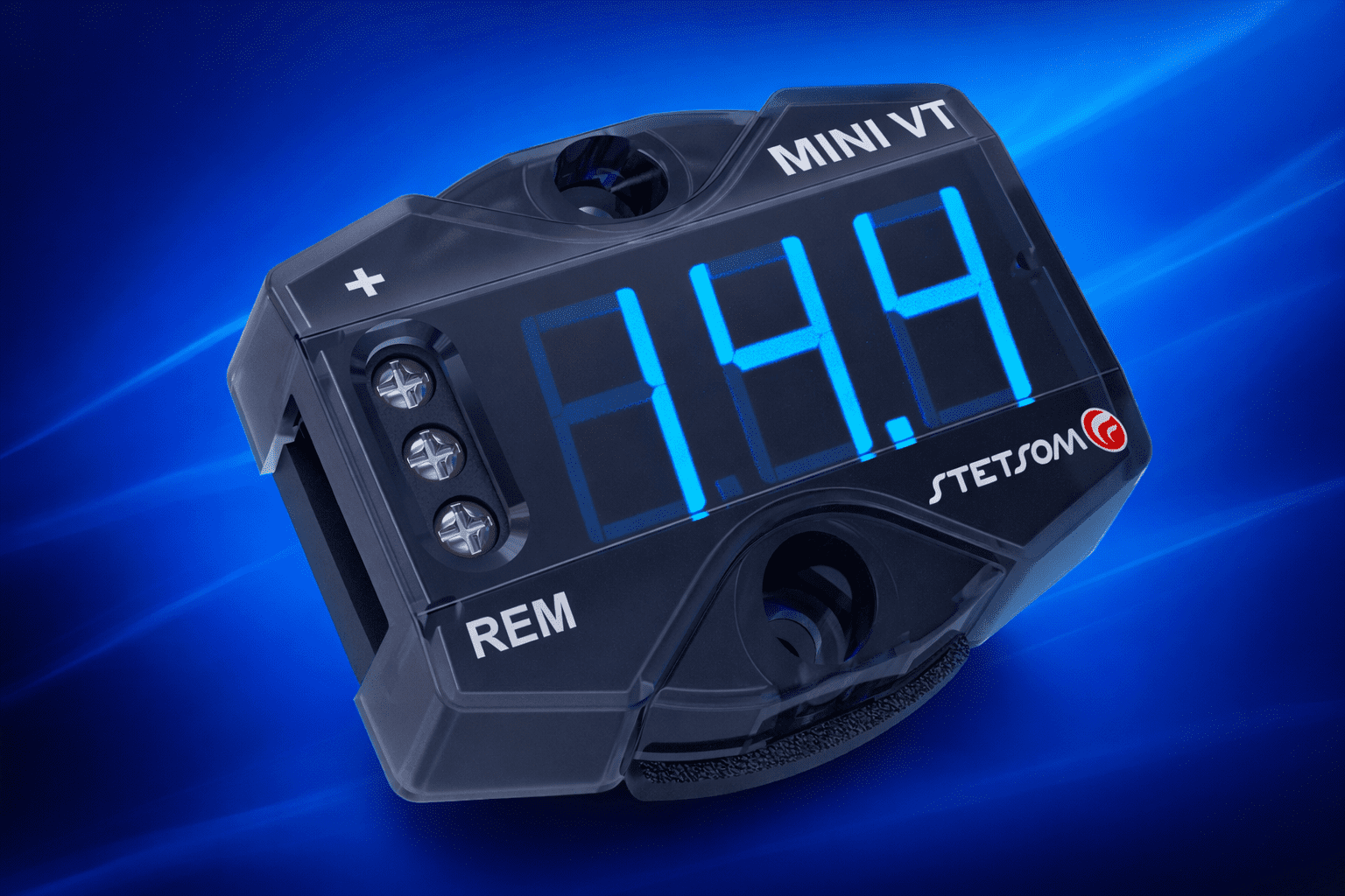 Stetsom Mini VT Digital Voltmeter Blue LED Automotive Battery Monitor 7 ...