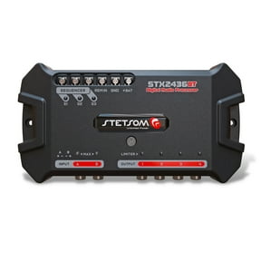 Stetsom STX2436 DSP 4 Channel Crossover and Equalizer Processor Sequencer