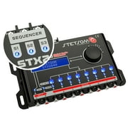 Stetsom STX2848 DSP 8 Channel Crossover and Equalizer Processor Sequencer