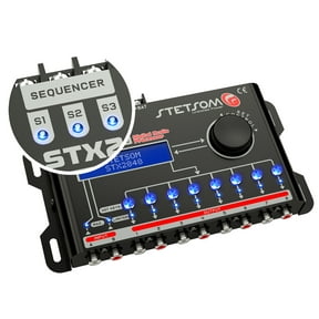 Stetsom STX2848 DSP 8 Channel Crossover and Equalizer Processor Sequencer