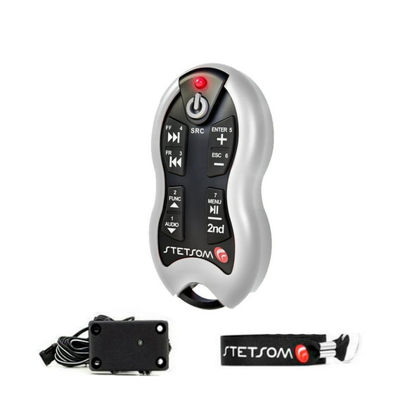 16 Function Long Distance Universal Radio Frequency Car Stereo Remote Control COLOR: WHITE