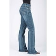 thumbnail image 1 of Stetson 0214 Ladies Trouser Style Western Jean Grey W/Chevron Back Pkt, 1 of 3