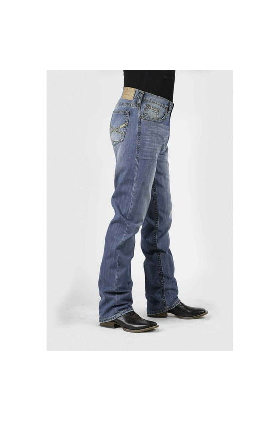 1520 The New Stetson Mid Rise Jean Blue