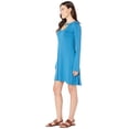 thumbnail image 1 of Stetson 1715 Rayon Spandex Jersey Dress Blue, 1 of 3
