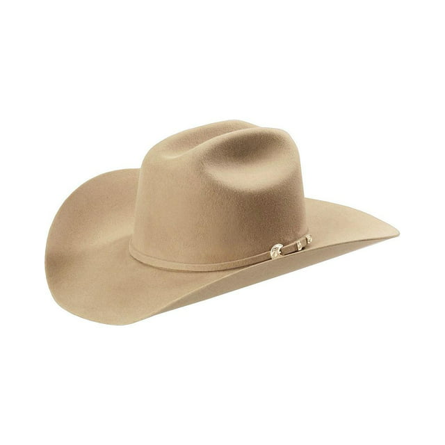 Stetson 4X Corral Silversand Buffalo Felt Cowboy Western Hat - Size 7 1/8