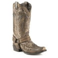 thumbnail image 1 of Men's Stetson Outlaw Boots Square Rocker Toe Handcrafted Brown, 1 of 3