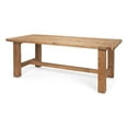 thumbnail image 1 of Stetson 84" Rectangular Natural Brown Wood Dining Table, 1 of 6