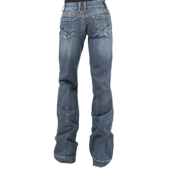 Stetson Apparel Womens 214 Fit Trouser Style Jeans 8 R Denim