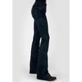 thumbnail image 1 of Stetson Apparel Womens  Dark High Rise Flare Jean 2 R Denim, 1 of 3