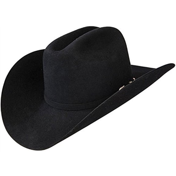 Stetson Black El Patron 48 Premier 30X Mens Cowboy Hat SFEPTN-4840-BLK, Black, 7 3/4