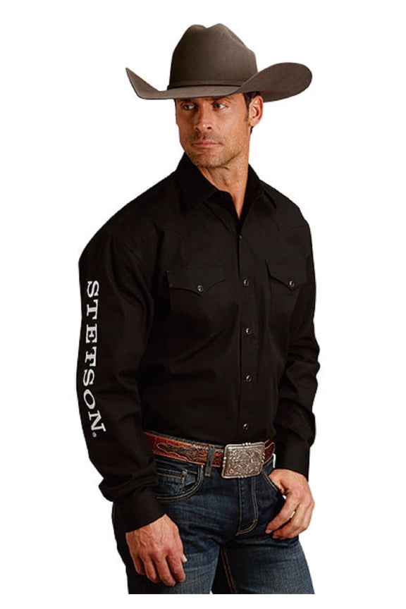 Black Team Logo Marketing - Mens Shirt - 11-001-0489-1022Bl