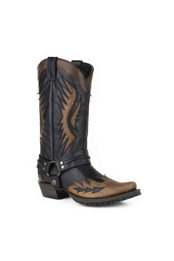 Brown Inlay Wings on Shaft Laser Wingtip 11 D Medium, 6124