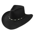 thumbnail image 1 of Stetson Buck Shot 3X Felt Stallion Collection Cowboy Hat Black 4" Brim 7 5/8, 1 of 2