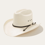 Stetson Men's Carson 10X Shantung Straw Cowboy Hat Natural 6 3/4