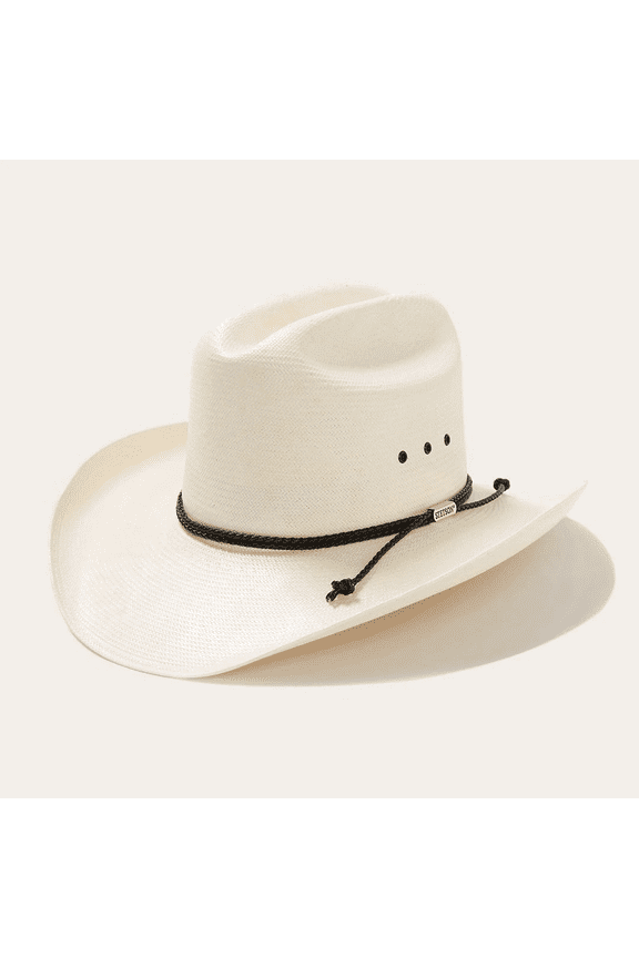 Men's Carson 10X Shantung Straw Cowboy Hat Natural 6 3/4
