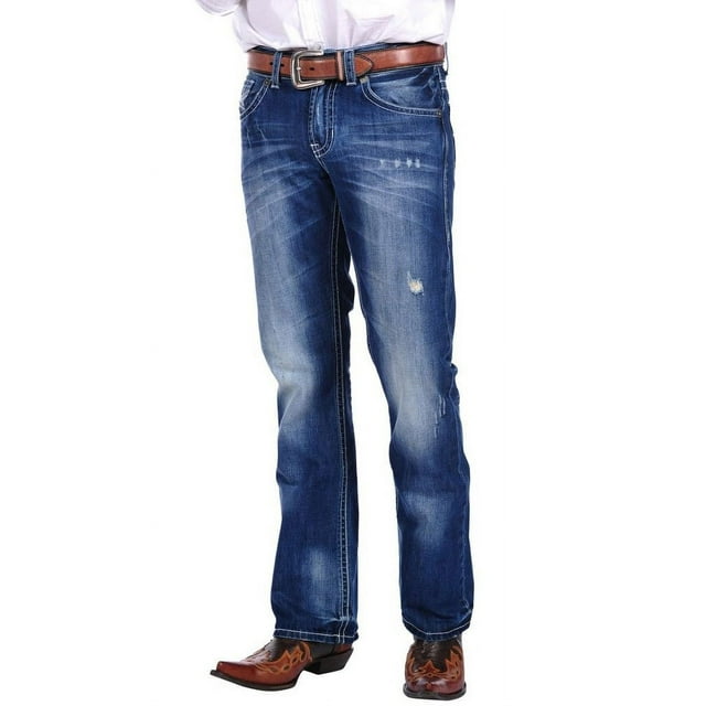 Stetson Denim Jeans Mens Rocks Fit Medium Wash 11-004-1014-3001 BU