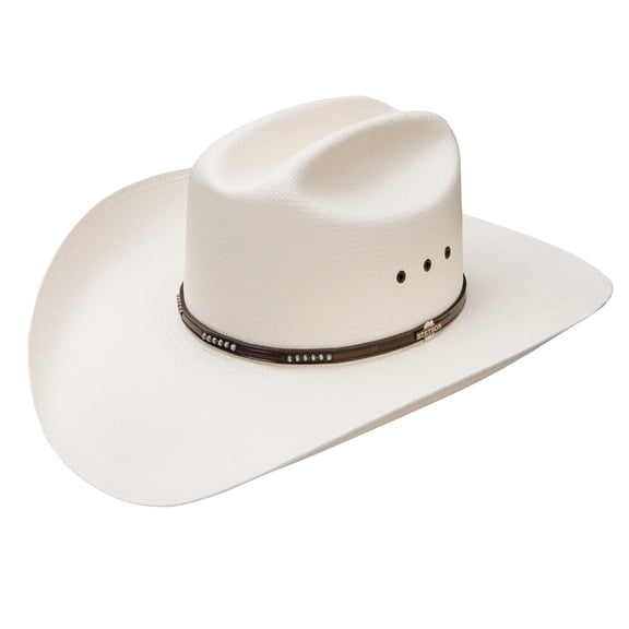 Stetson & Dobbs SSLLNO-3042 Mens Llano Cowboy Hat, Natural - 7 3/4