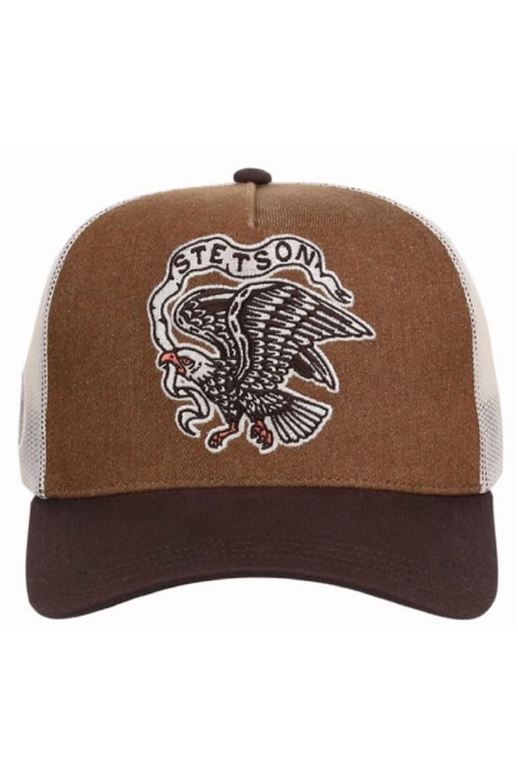 Eagle Embroidered Brown - Hats Cap - 07-077-0102-0149Br