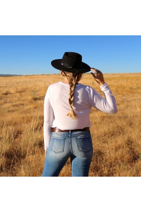Felt Wide Brim Hat - Dylan