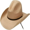 thumbnail image 1 of Stetson Men's Standard Bryce Straw Hat, Natural, Large, 1 of 2