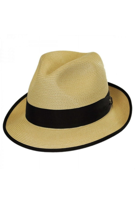 Latte Milan Fedora Hat SIZE: 7 7/8