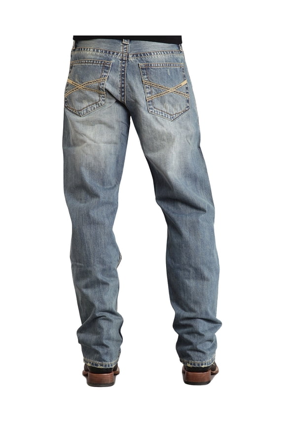 Men's 1520 Fit Classic "X" Stitched Jeans Big And Tall - 11-004-1520-0030 BU_T 31W x 38L US