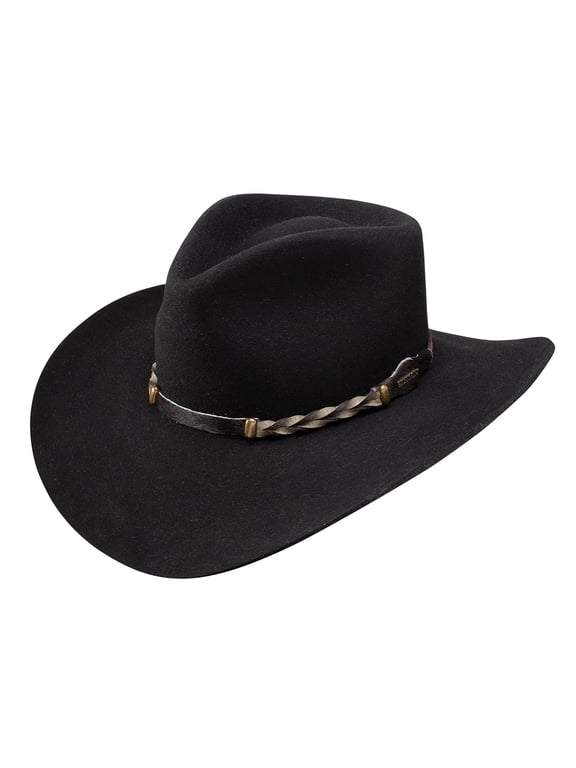 Unisex Drifter 4X Cowboy Hat, Color: Black, Size: 7 1/2 (SBDFTR-16340774)