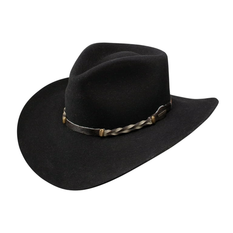 Stetson 4x drifter buffalo felt pinch sales front cowboy hat